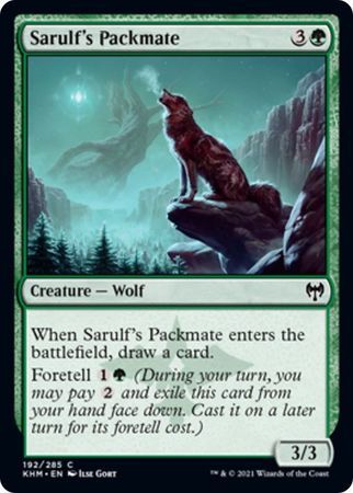 Sarulf&#39;s Packmate 192/285 Kaldheim Singles