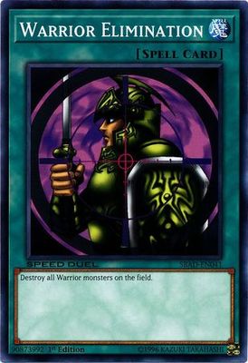 Warrior Elimination - SBAD-EN041 - Common 1st Edition Speed Duel: Attack from the Deep Singles