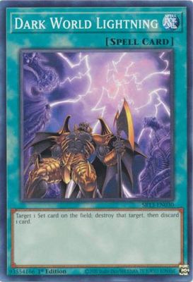 Dark World Lightning - SR13-EN030 - Common 1st Edition Structure Deck: Dark World [SR13] 1st Edition Singles (espanol)