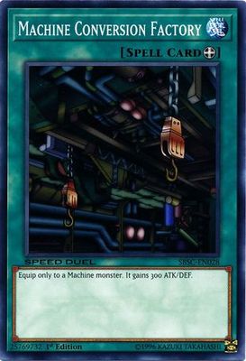 Machine Conversion Factory - SBSC-EN028 - Common 1st Edition Speed Duel: Scars of Battle Singles