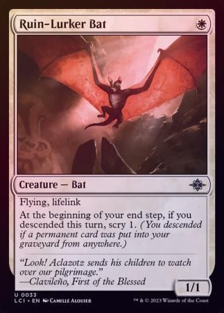 Ruin-Lurker Bat 0033 - Foil The Lost Caverns of Ixalan Foil Singles
