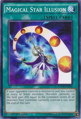 Magical Star Illusion - NECH-EN058 - Common 1st Edition The New Challengers (NECH) 1st Edition Singles