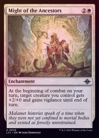 Might of the Ancestors 0023 - Foil The Lost Caverns of Ixalan Foil Singles