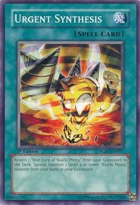 Urgent Synthesis - RGBT-EN057 - Common 1st Edition Raging Battles [RGBT] 1st Edition Singles