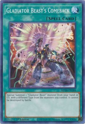 Gladiator Beast&#39;s Comeback - CHIM-EN056 - Common Unlimited Chaos Impact Unlimited Singles (espanol)