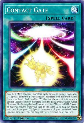 Contact Gate - CYHO-EN000 - Common 1st Edition Cybernetic Horizon 1st Edition Singles