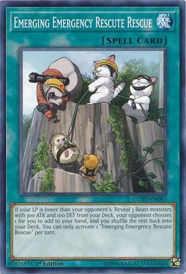Emerging Emergency Rescute Rescue - COTD-EN061 - Common 1st Edition Code of the Duelist 1st Edition Singles