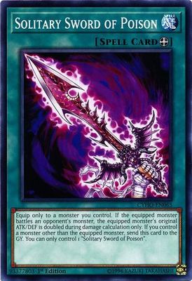 Solitary Sword of Poison - CYHO-EN065 - Common 1st Edition Cybernetic Horizon 1st Edition Singles (espanol)
