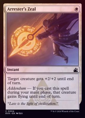 Arrester&#39;s Zeal 0004 - Foil Ravnica Remastered Foil Singles