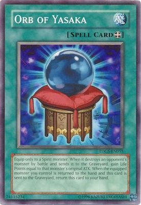Orb of Yasaka - TDGS-EN055 - Common Unlimited The Duelist Genesis [TDGS] Unlimited Singles
