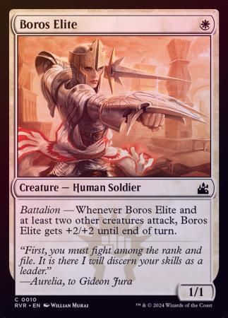Boros Elite 0010 - Foil Ravnica Remastered Foil Singles