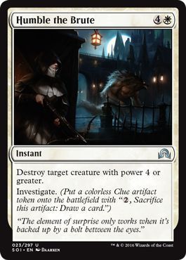 Humble the Brute 023/297 - Shadows over Innistrad Singles (Español)