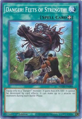 Danger! Feets of Strength! - MP20-EN086 - Common 1st Edition 2020 Mega-Tin: Lost Memories 1st Edition Singles (espanol)