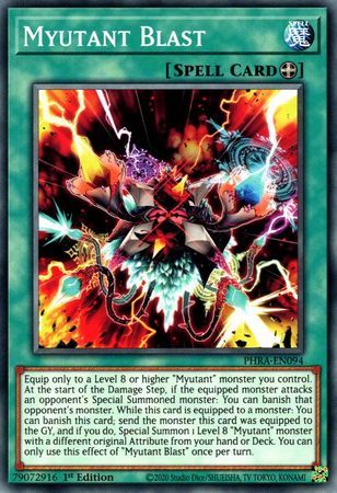 Myutant Blast - PHRA-EN094 - Common 1st Edition Phantom Rage 1st Edition Singles [PHRA]
