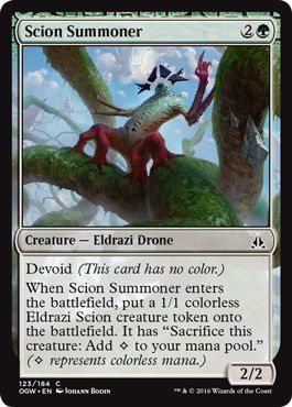 Scion Summoner 123/184 - Oath of the Gatewatch Singles (Español)