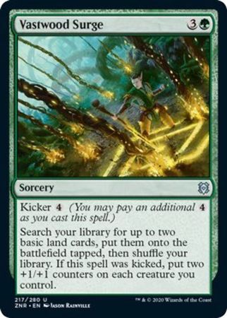 Vastwood Surge 217/280 Zendikar Rising Singles