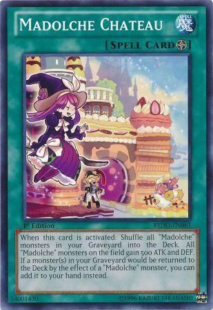 Madolche Chateau - REDU-EN061 - Common 1st Edition Return of the Duelist 1st Edition Singles