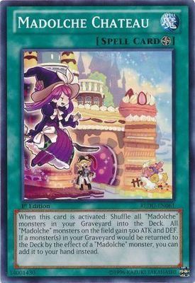 Madolche Chateau - REDU-EN061 - Common 1st Edition Return of the Duelist 1st Edition Singles (espanol)