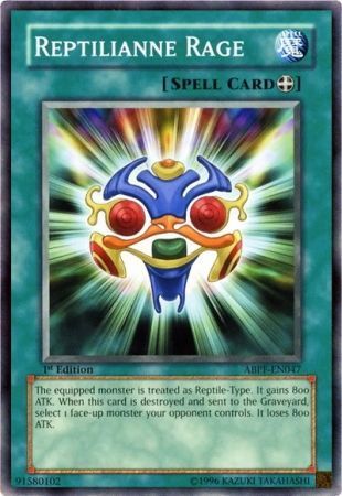 Reptilianne Rage - ABPF-EN047 - Common 1st Edition Absolute Powerforce [ABPF] 1st Edition Singles