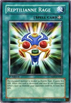 Reptilianne Rage - ABPF-EN047 - Common 1st Edition Absolute Powerforce [ABPF] 1st Edition Singles
