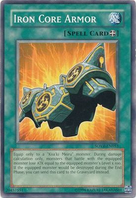 Iron Core Armor - SOVR-EN053 - Common Unlimited Stardust Overdrive [SOVR] Unlimited Singles