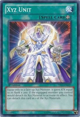Xyz Unit - YS13-EN027 - Common 1st Edition Starter Deck: Super Starter: V for Victory [YS13]