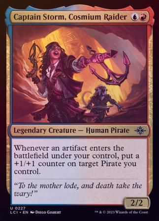 Captain Storm, Cosmium Raider 0227 - Foil The Lost Caverns of Ixalan Foil Singles
