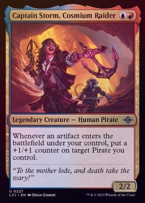 Captain Storm, Cosmium Raider 0227 - Foil The Lost Caverns of Ixalan Foil Singles