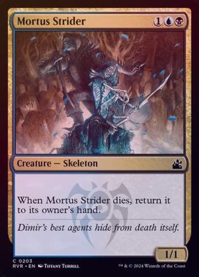 Mortus Strider 0203 - Foil Ravnica Remastered Foil Singles