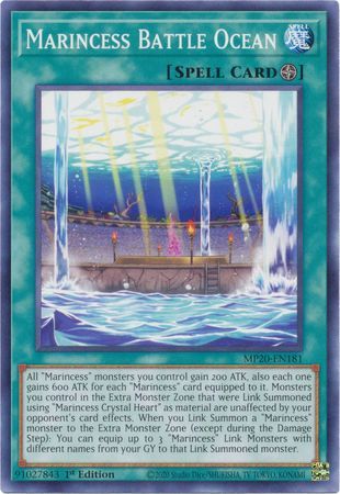 Marincess Battle Ocean - MP20-EN181 - Common 1st Edition 2020 Mega-Tin: Lost Memories 1st Edition Singles