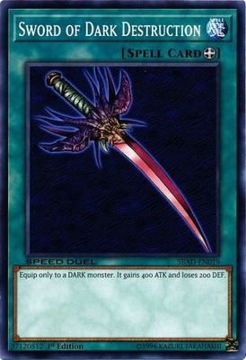 Sword of Dark Destruction - SBAD-EN019 - Common 1st Edition Speed Duel: Attack from the Deep Singles