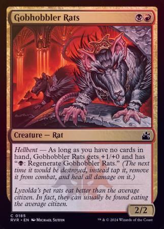 Gobhobbler Rats 0185 - Foil Ravnica Remastered Foil Singles