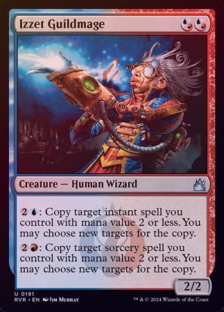 Izzet Guildmage 0191 - Foil Ravnica Remastered Foil Singles