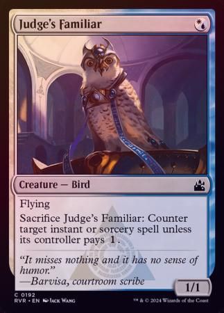 Judge&#39;s Familiar 0192 - Foil Ravnica Remastered Foil Singles