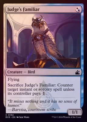 Judge&#39;s Familiar 0192 - Foil Ravnica Remastered Foil Singles