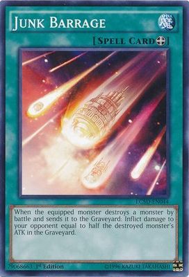 Junk Barrage - LC5D-EN044 - Common 1st Edition Legendary Collection 5D&#39;s LC5D Singles