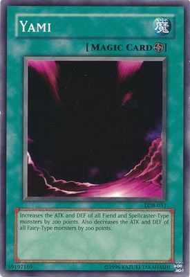 Yami (Spell) - LOB-051 - Common Unlimited Legend Of Blue Eyes White Dragon [LOB] Unlimited Singles