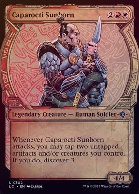 Caparocti Sunborn 0302 - Showcase Foil The Lost Caverns of Ixalan Collector Booster Foil Singles