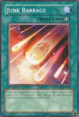 Junk Barrage - TDGS-EN047 - Common 1st Edition The Duelist Genesis [TDGS] 1st Edition Singles