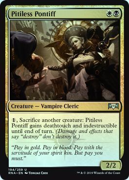 Pitiless Pontiff 194/259 - Foil Ravnica Allegiance Foil Singles