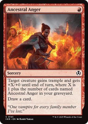 Ancestral Anger - Innistrad Remastered (INR) Innistrad Remastered Foil