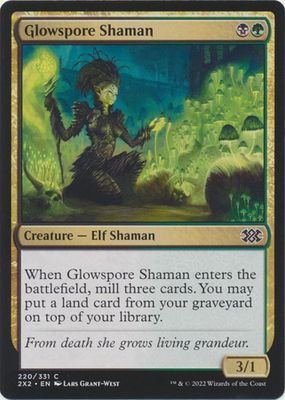 Glowspore Shaman 220/331 Double Masters 2022 Singles