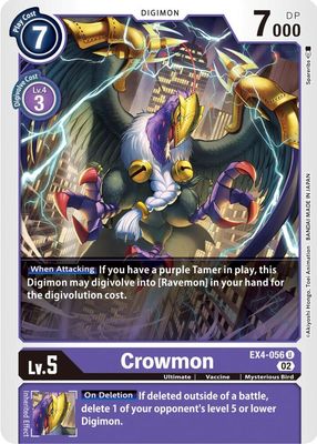 Crowmon - Alternative Being Booster (EX04) Alternative Being Booster