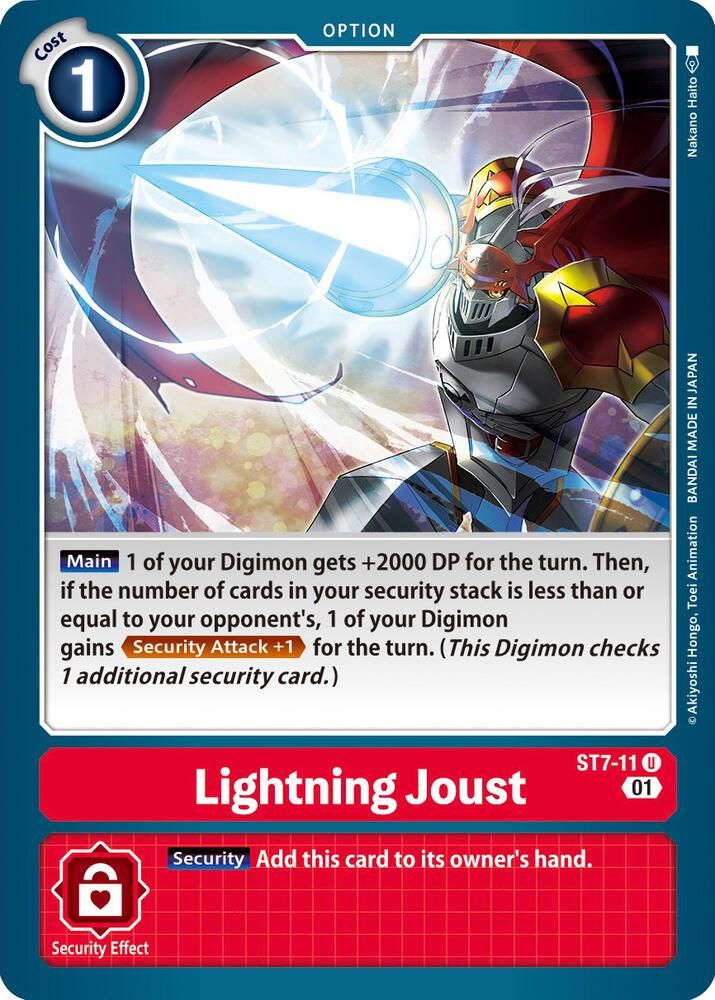 Lightning Joust - Starter Deck 07: Gallantmon (ST-7) Starter Deck 07: Gallantmon