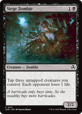 Siege Zombie - Innistrad Remastered (INR) Innistrad Remastered
