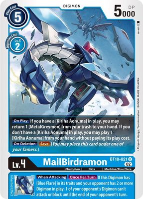MailBirdramon - Xros Encounter (BT10) Xros Encounter