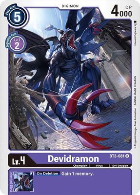 Devidramon - Release Special Booster 1.0 (BT01-03A) Release Special Booster 1.0