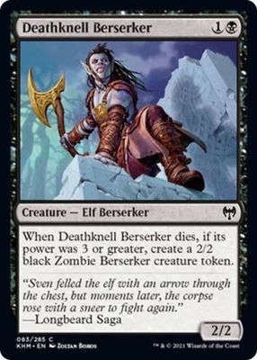 Deathknell Berserker 083/285 - Kaldheim Singles