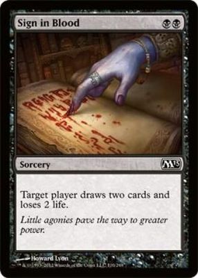 Sign in Blood Magic 2013 (M13) Singles
