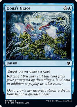 Oona&#39;s Grace 091/302 Commander 2019 Singles